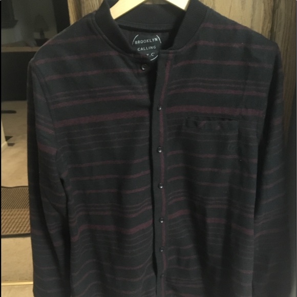 Button Down Striped Shirt - Picture 1 of 4